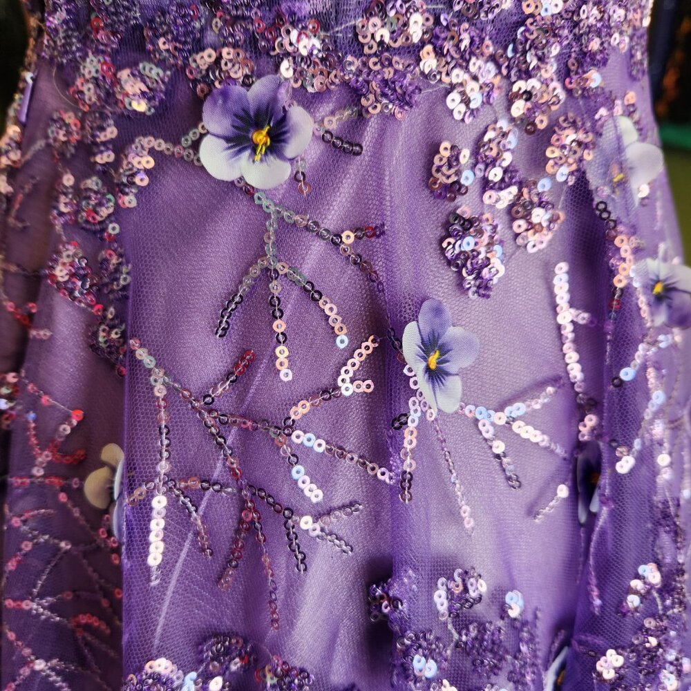 Nina Canacci 7506 Size 2 Purple Prom/Evening Dress - Picture 8 of 8